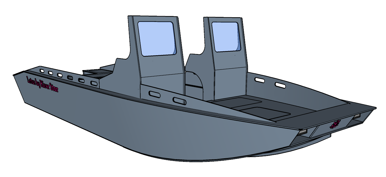 ПНД лодка Лотос Лодка болотоход Лотос из ПНД