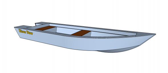 Лодка Байда из ПНД